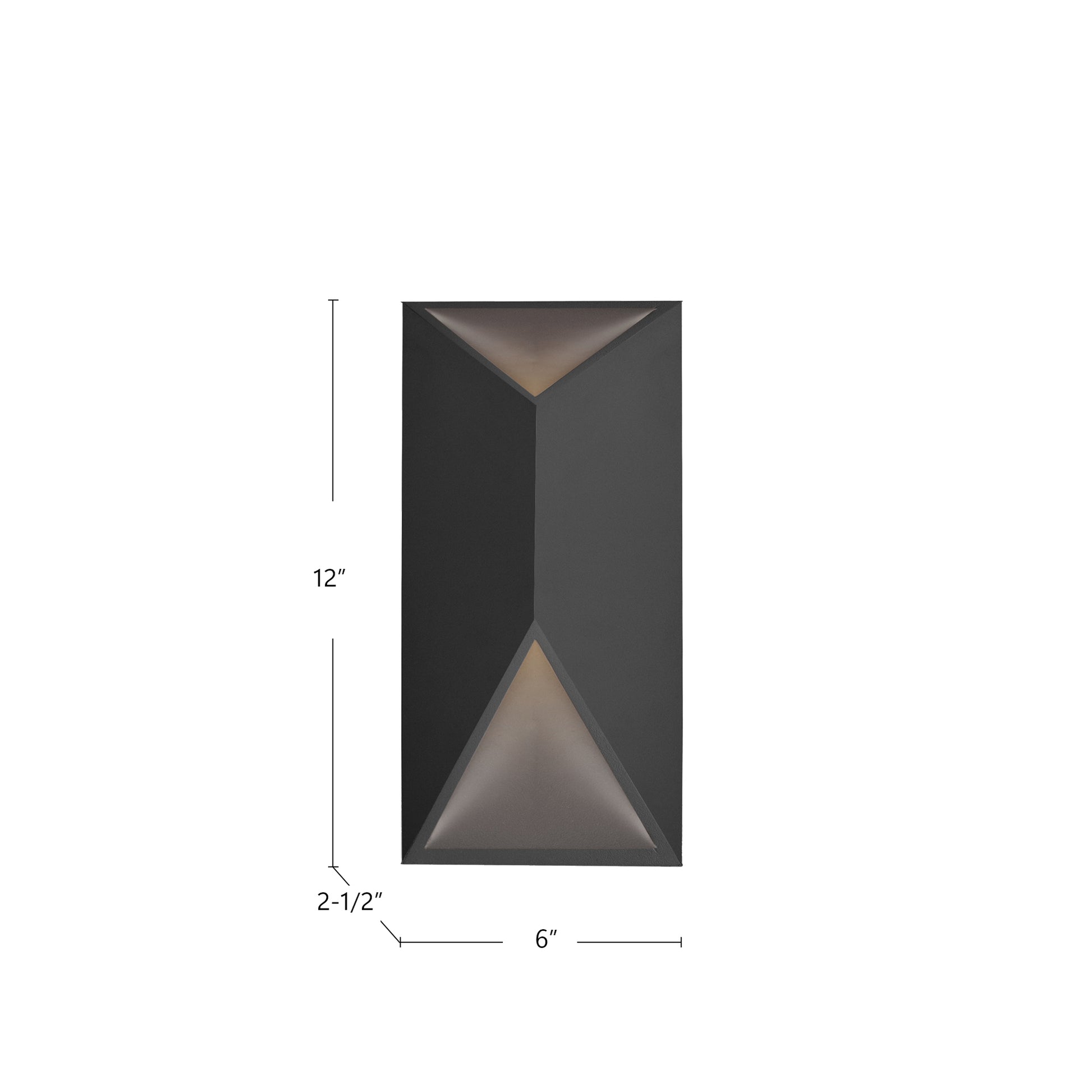 Indio 12-in Bronze LED Exterior Wall Sconce