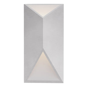 Indio 12-in White LED Exterior Wall Sconce