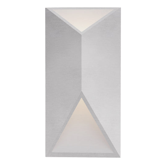 Indio 12-in White LED Exterior Wall Sconce