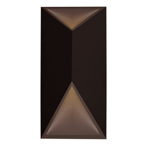 Indio 12-in White LED Exterior Wall Sconce