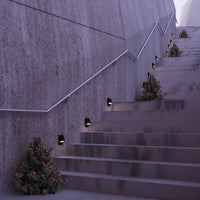 Jackson 4-in Black LED Exterior Wall/Step Lights