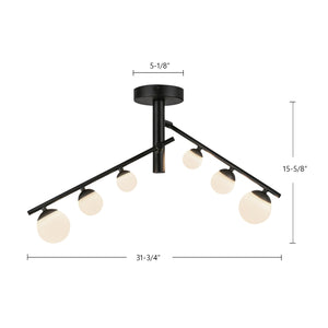 Cypress Semi-Flush Mount