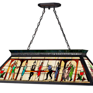 Tiffany Billiard 4 Light Billiard 4 x 100W - Medium
