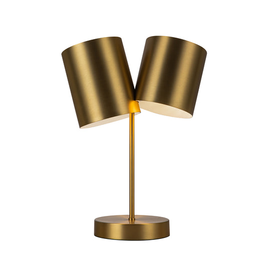 Keiko 14-in Black 2 Lights Table Lamp