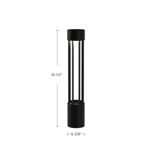 Knox 36-in Black LED Exterior Bollard