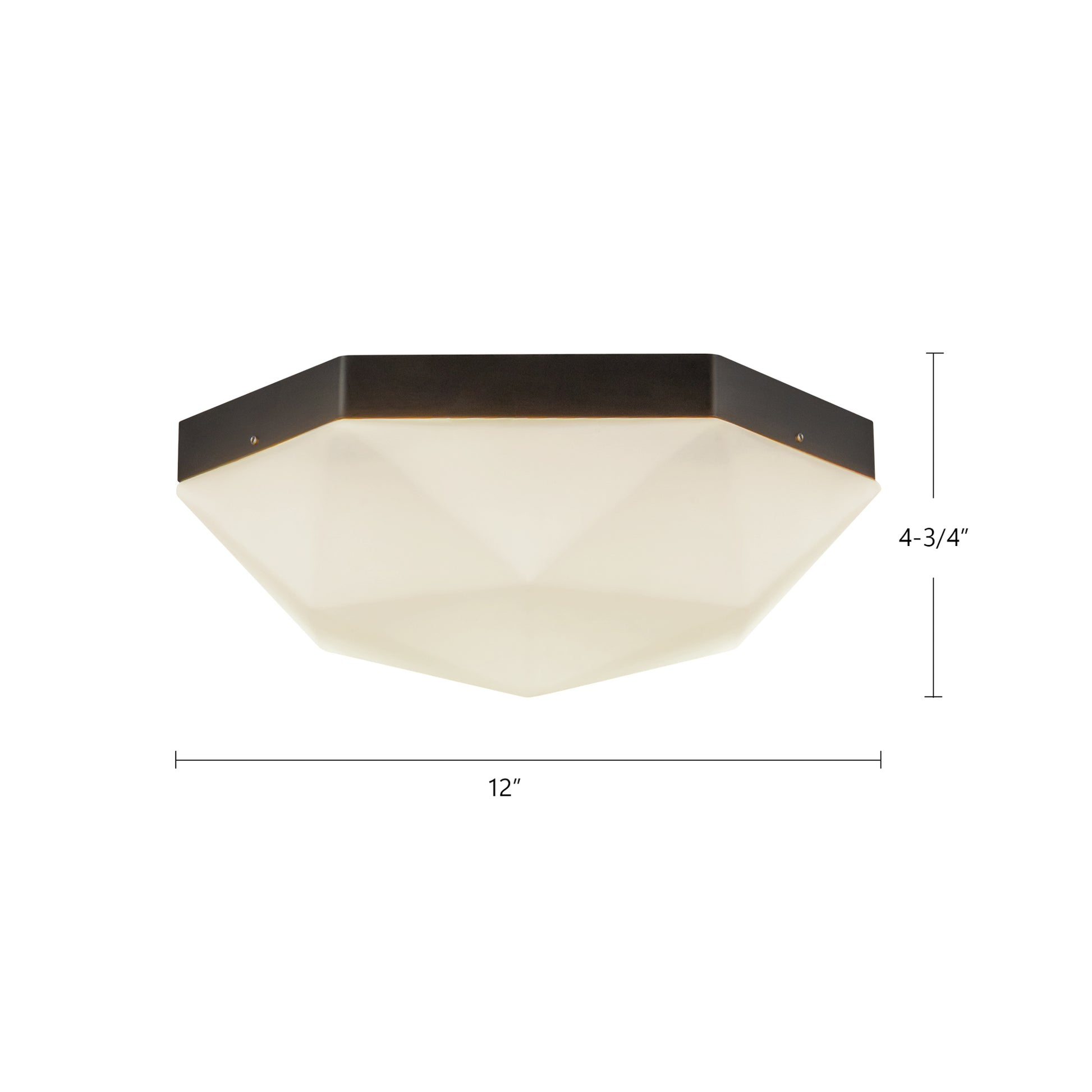 Krysta 12-in Flush Mount