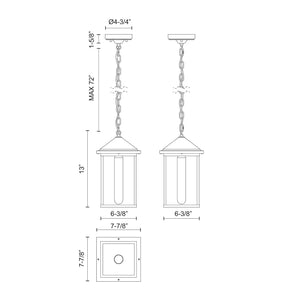 Larchmont Exterior Pendant