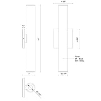 Lorna Wall Sconce Up/Down Light