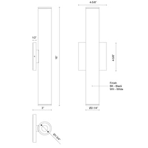 Lorna Wall Sconce Up/Down Light