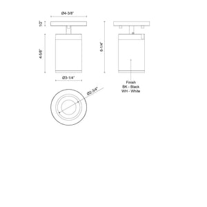 Lorna Adjustable Ceiling Mount