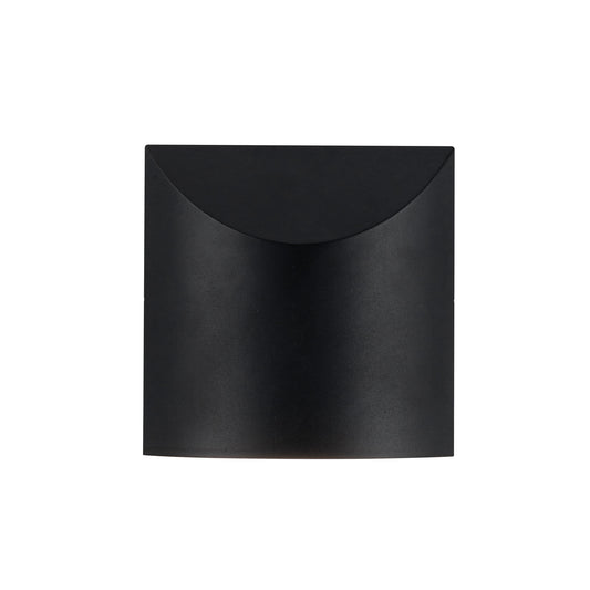 Lenox 8-in Black LED Exterior Wall Sconce