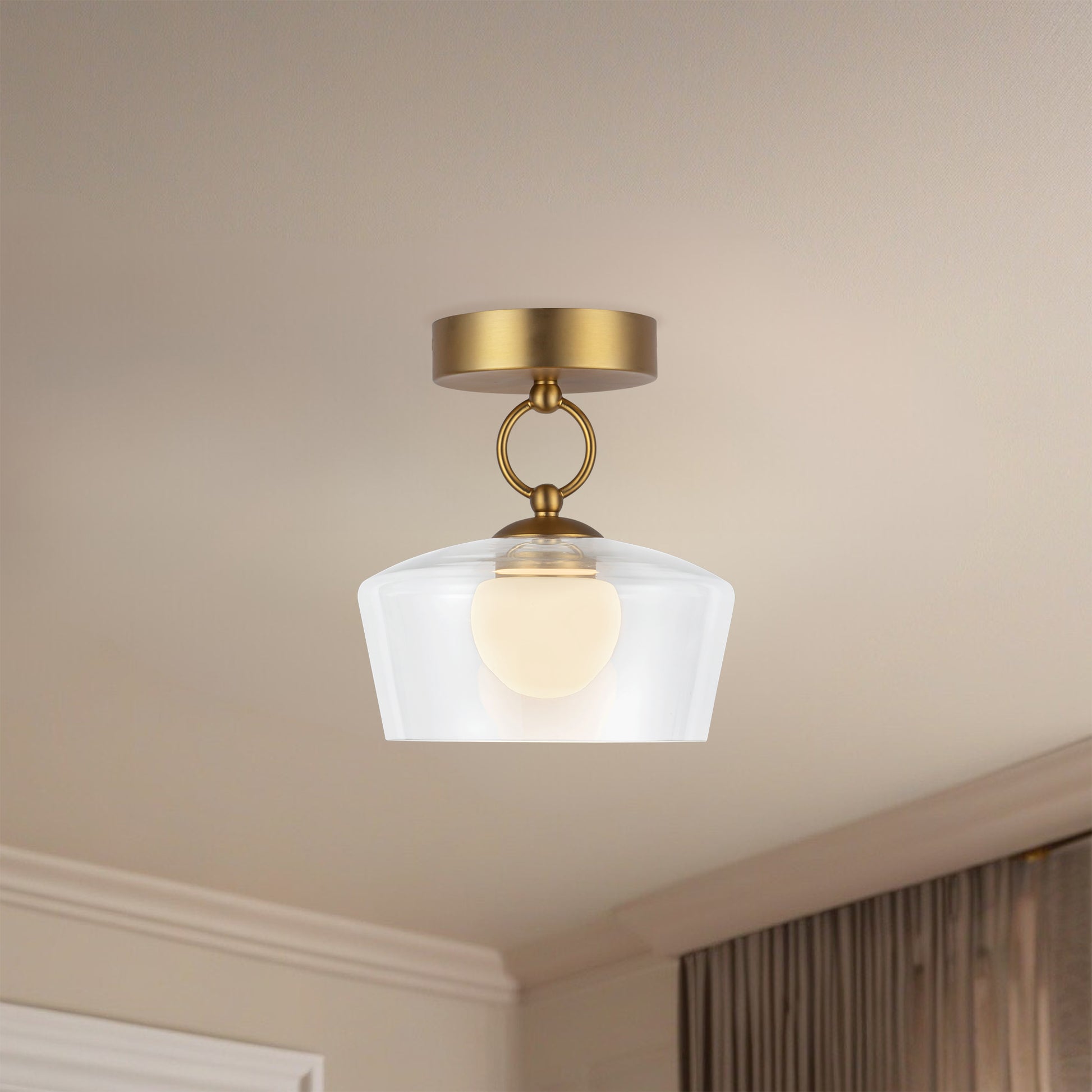 Leota Semi-Flush Mount