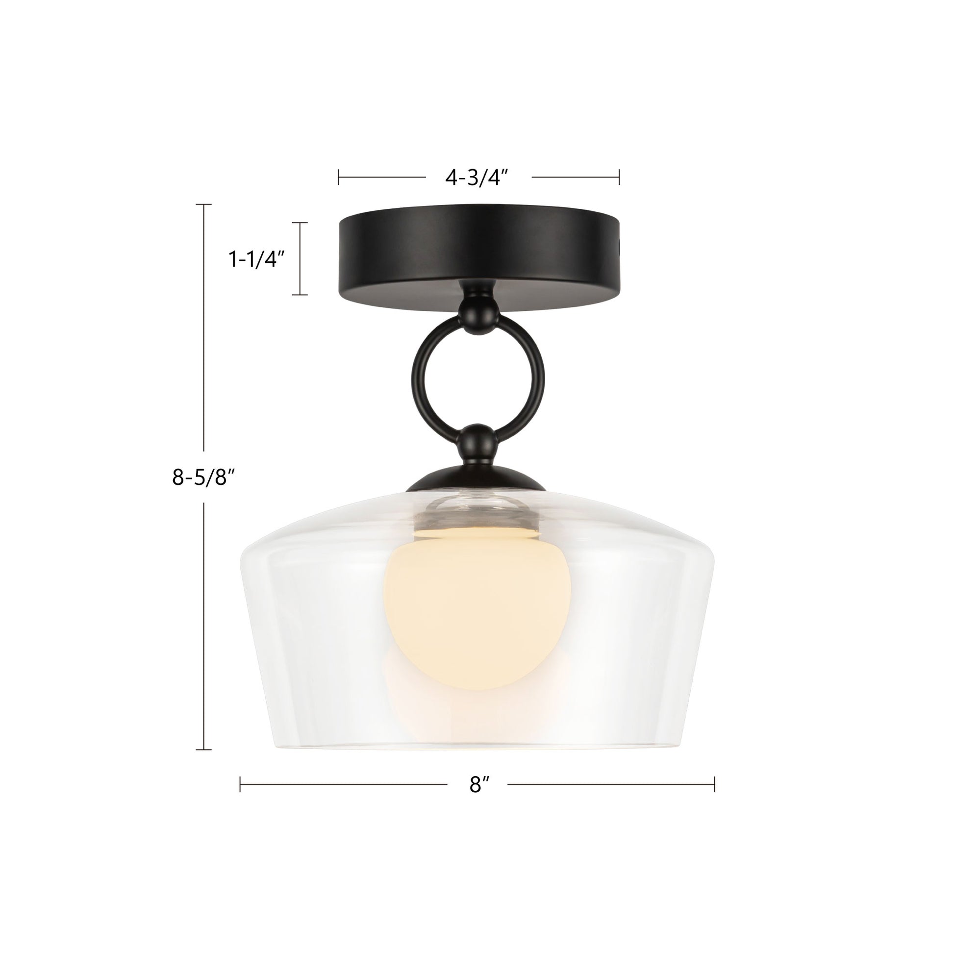 Leota Semi-Flush Mount
