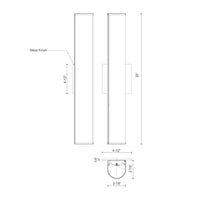 Longitude Vanity Light