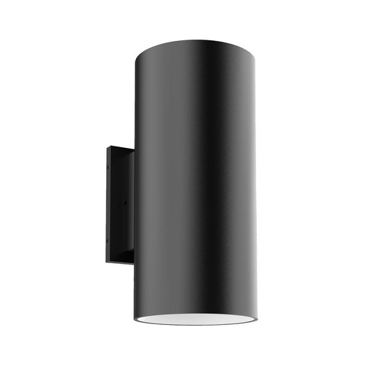 Lorna 12-in Textured Black LED Exterior Wall