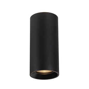 Lorna 12-in Textured Black LED Exterior Wall