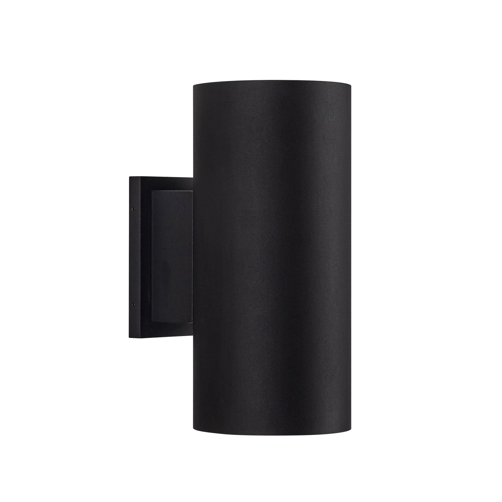 Lorna 12-in Textured Black LED Exterior Wall