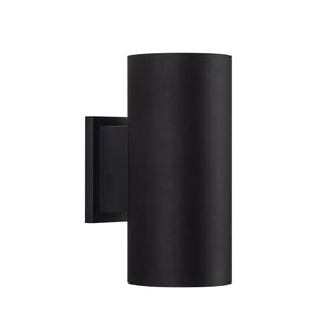 Lorna 12-in Textured Black LED Exterior Wall
