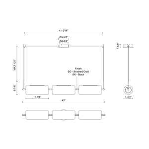 Hilo Linear Pendant