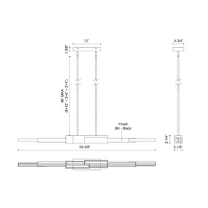 Enzo Linear Pendant