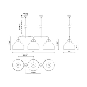 Lancaster Linear Pendant