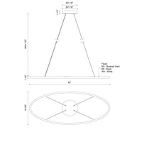 Ovale Linear Pendant
