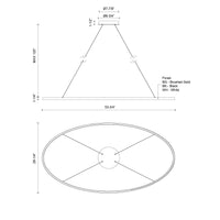 Ovale Linear Pendant