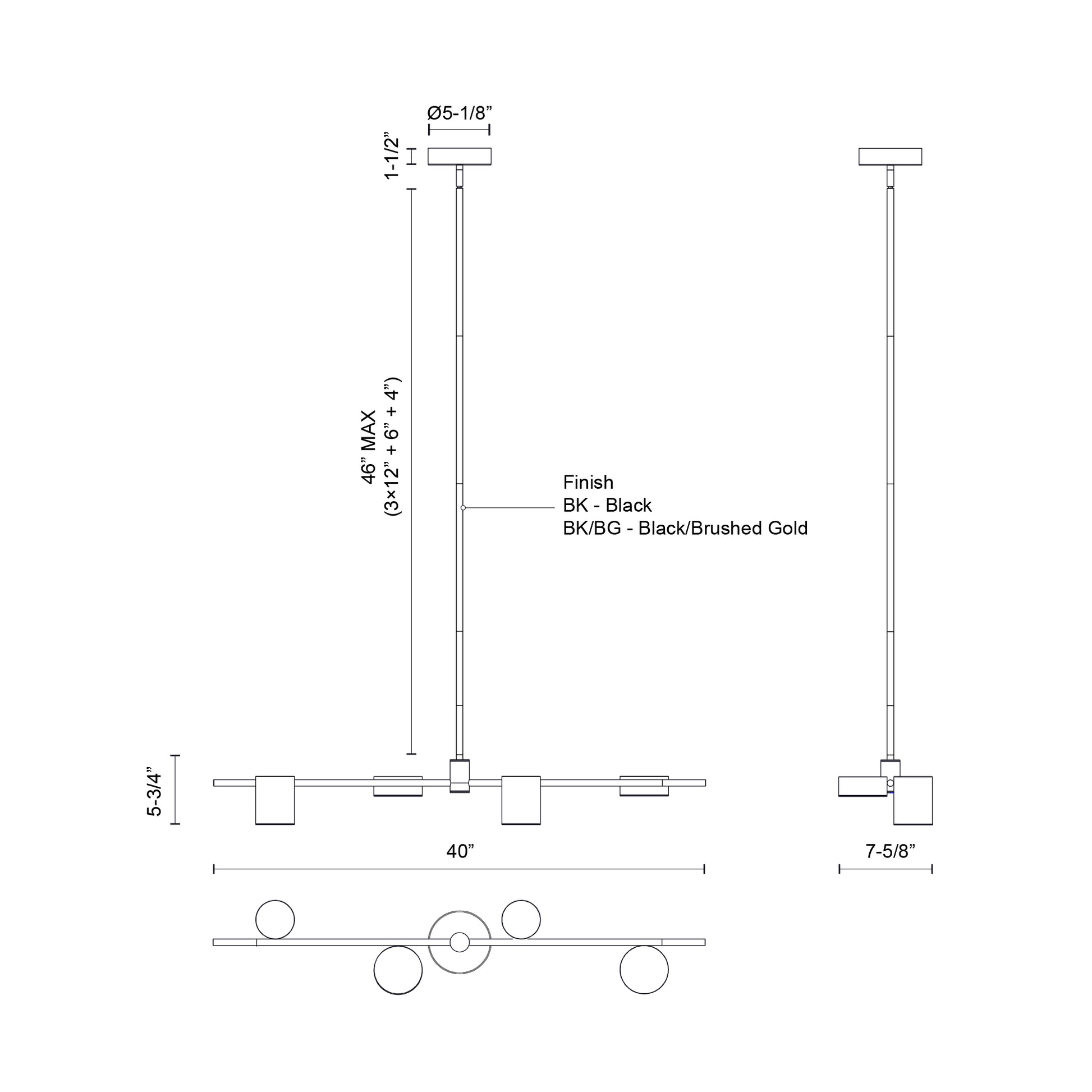 Jayden Linear Pendant