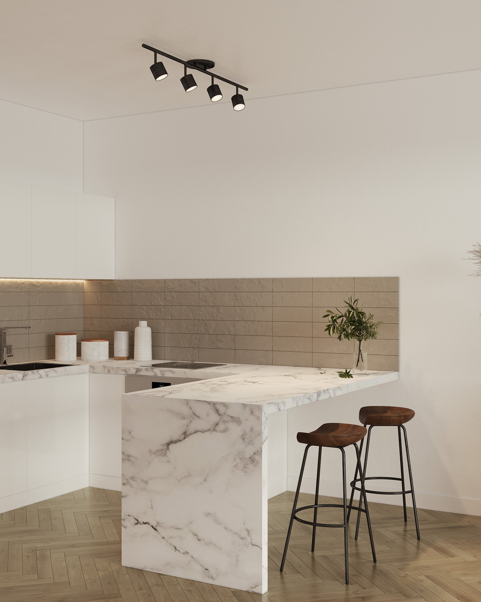 Lyra 30-in Black LED Track Lights