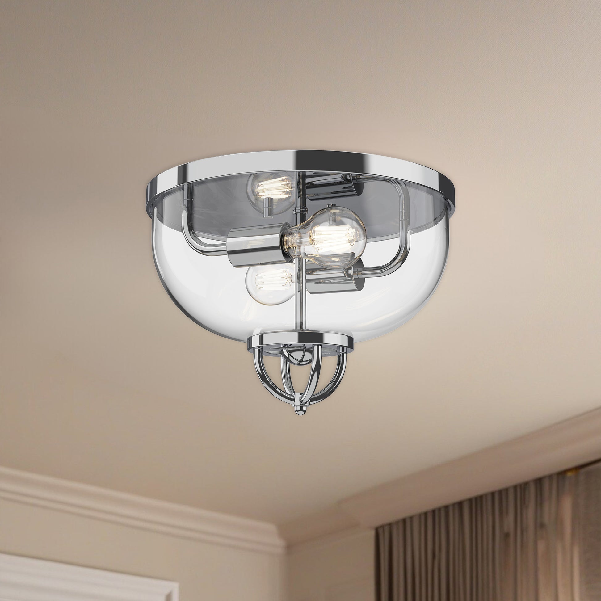 Lancaster 13-in Flush Mount