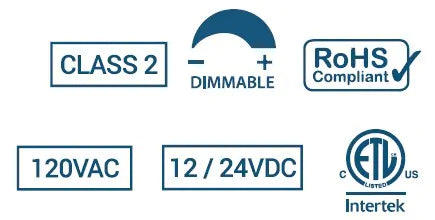 M-Series UL Listed 60W 12VDC Dimmable LED Driver