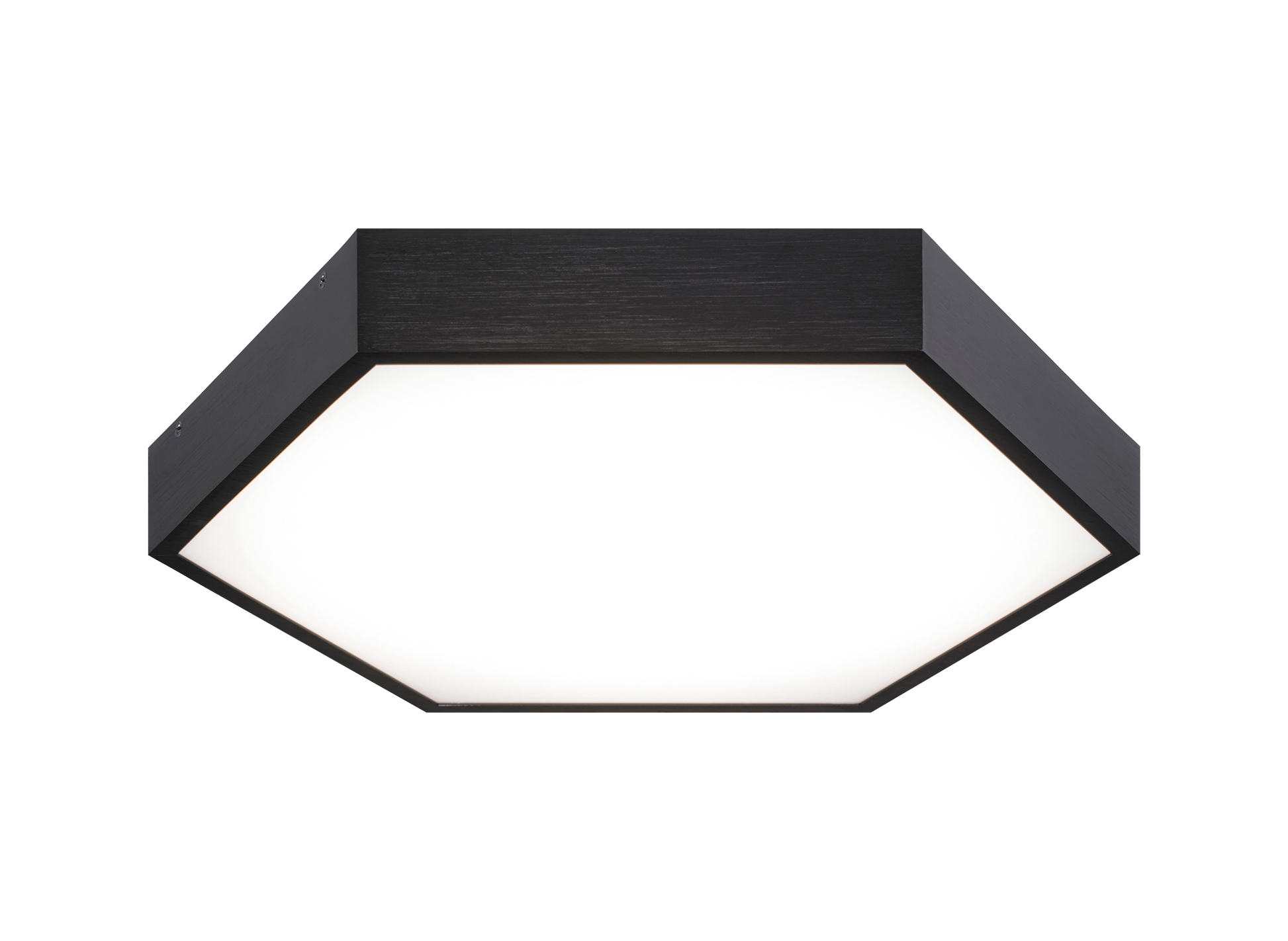Hexol LED flush mounts are stylish – comprised of a hexagonal metal frame with an inset white acrylic diffuser. The geometric shape and stunning Oxidized Black and Oxidized Gold finishes make a contemporary statement. Available in 2 sizes and 2 finishes.