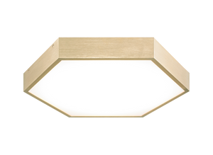 Hexol LED flush mounts are stylish – comprised of a hexagonal metal frame with an inset white acrylic diffuser. The geometric shape and stunning Oxidized Black and Oxidized Gold finishes make a contemporary statement. Available in 2 sizes and 2 finishes.