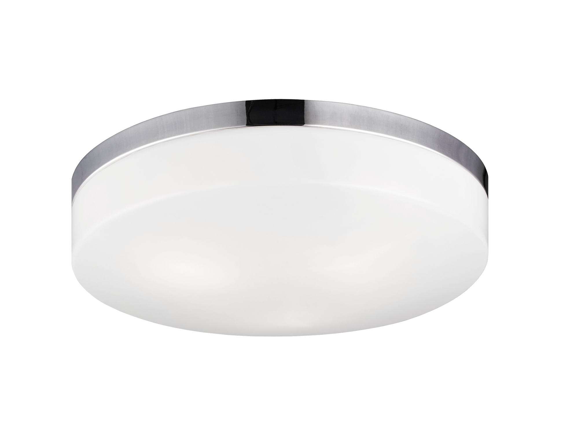 Xenon is a bolder contemporary series of flush mounts offered with a thicker white acrylic shade paired against a Black or Chrome finish. Available in 2 sizes.