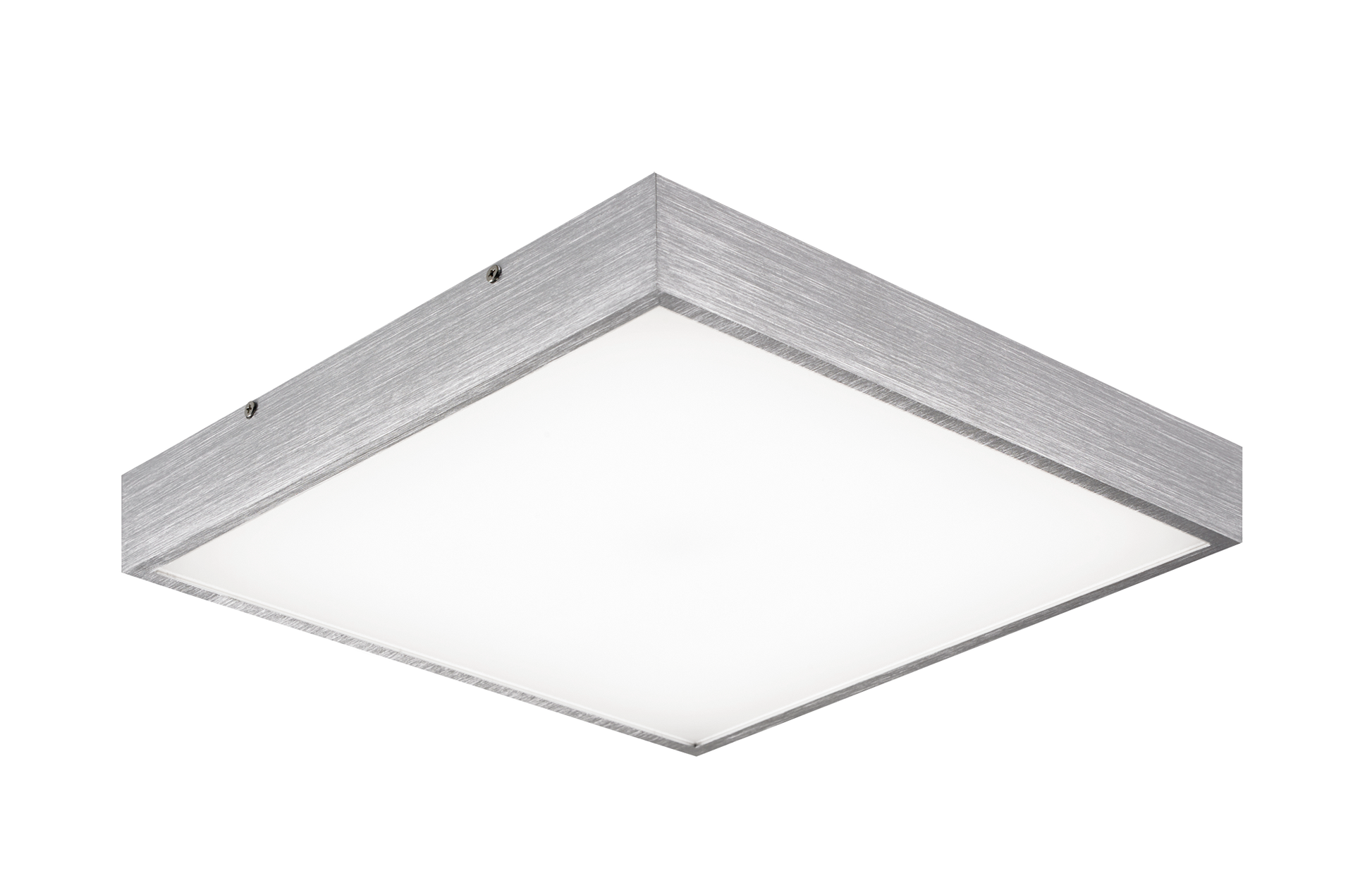 Kashi is a modern series of LED flush mounts.This minimalistic fixture is comprised of a square frame with an inset white acrylic diffuser. Available in 2 sizes and 2 finishes: Aluminum and Oxidized Black.