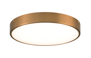 Plato is a minimalistic take on the traditional flush mount. This simple LED ceiling fixture is designed with a sleek round shape and comes in a variety of finishes. The versatility of this fixture is sure to add an element of modern touch.