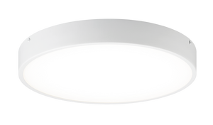 Plato is a minimalistic take on the traditional flush mount. This simple LED ceiling fixture is designed with a sleek round shape and comes in a variety of finishes. The versatility of this fixture is sure to add an element of modern touch.