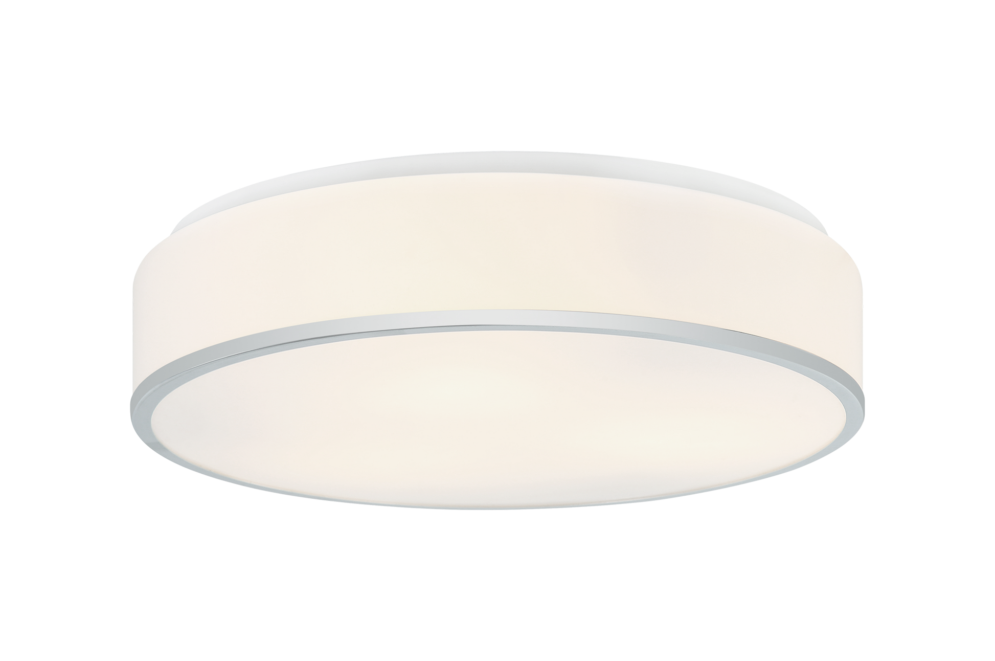 Design inspired by the shape of a drum. Simplicity and timeless style would always come in handy with interior décor. This series offers a white acrylic shade paired with subtle accents of Chrome or Matte Black finish. Available in 2 sizes.