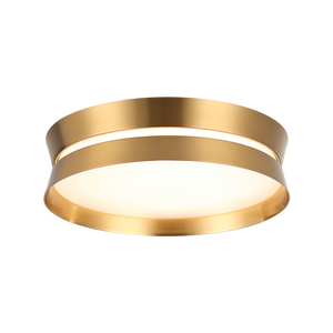 With a fresh design that offers both a contemporary or traditional look, the Greyson delivers a LED output at the bottom and middle with a white acrylic diffuser. Fixture comes in Aged Gold Brass and Matte Black.