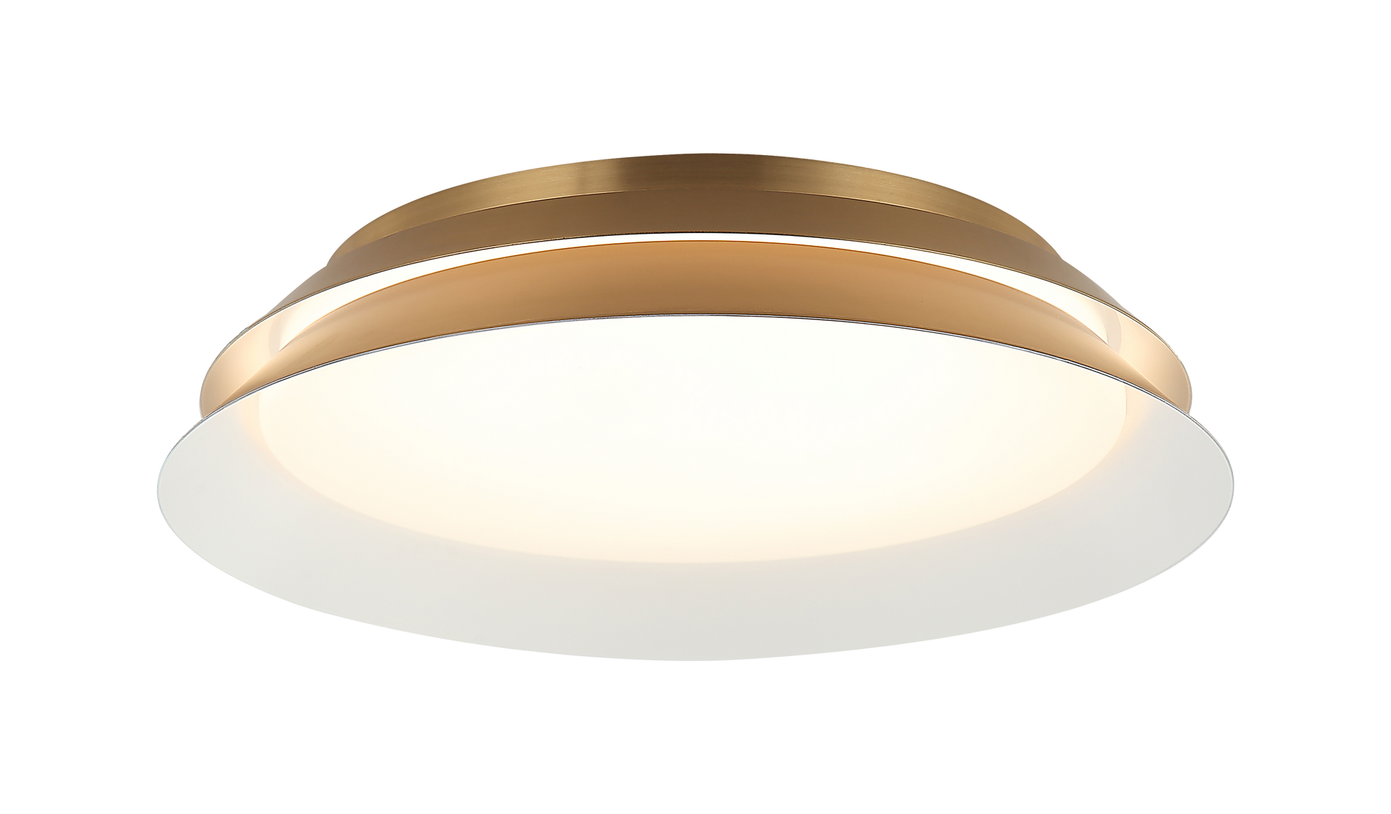 With a unique design and two-tier design that offers both a contemporary or traditional look, the Dahlia delivers a 5CCT LED output at the bottom and middle. Fixture comes in Aged Gold Brass and Matte Black with White interior.