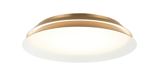 With a unique design and two-tier design that offers both a contemporary or traditional look, the Dahlia delivers a 5CCT LED output at the bottom and middle. Fixture comes in Aged Gold Brass and Matte Black with White interior.