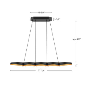 Maestro 38-in Linear Pendant
