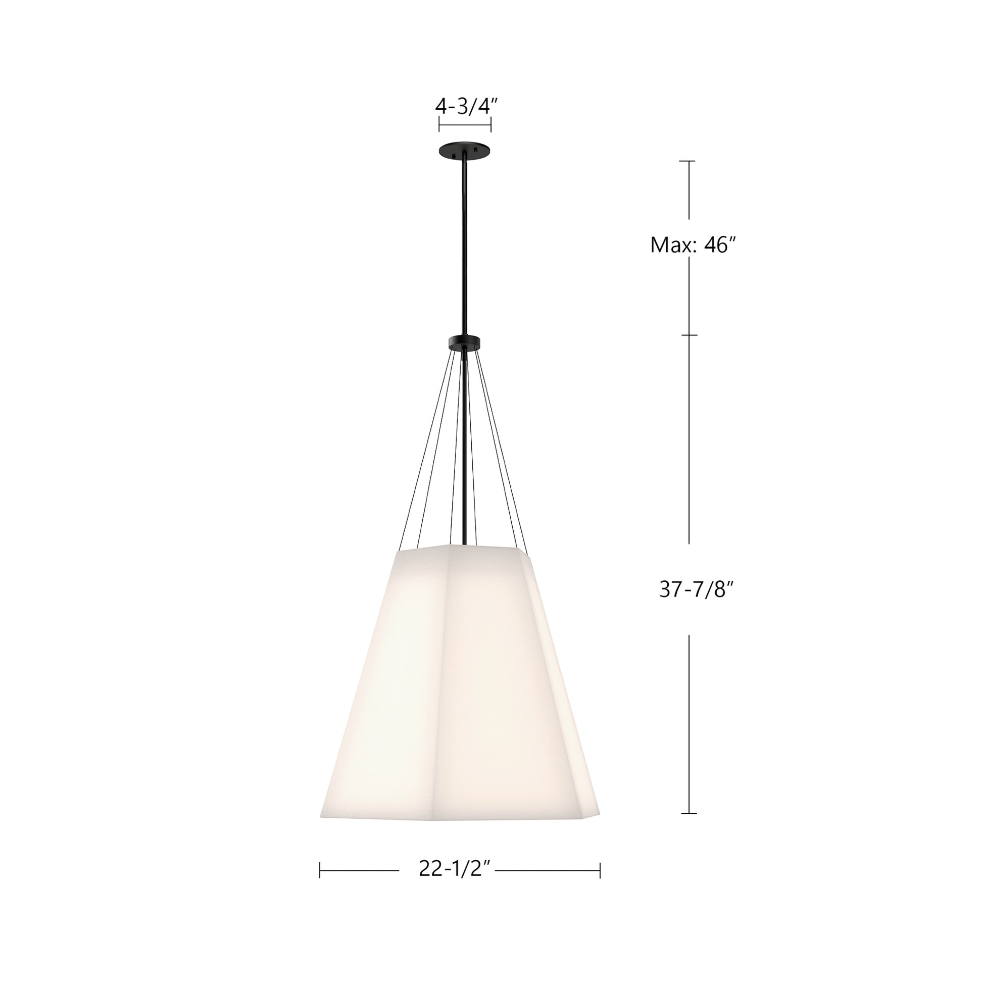 Manila 22-in Pendant