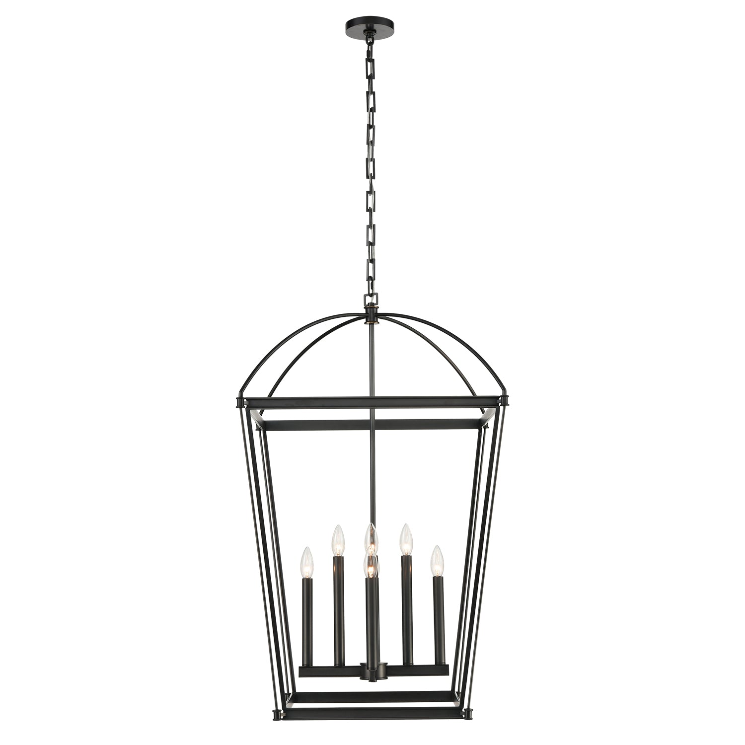 Manor Vintage Brass 8 Lights Pendant