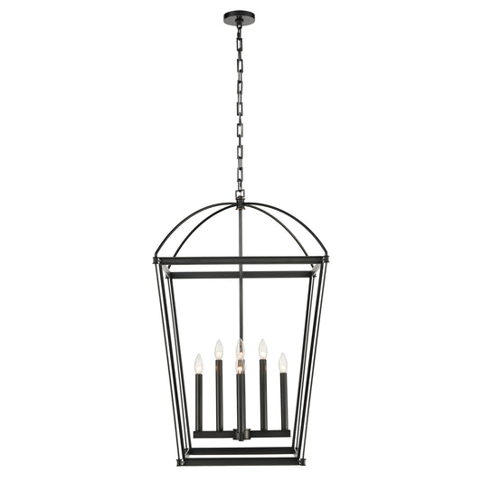 Manor Vintage Brass 8 Lights Pendant