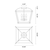 Manor Semi-Flush Mount