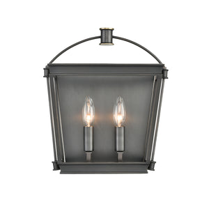 Manor Vintage Brass 2 Lights Wall/Vanity