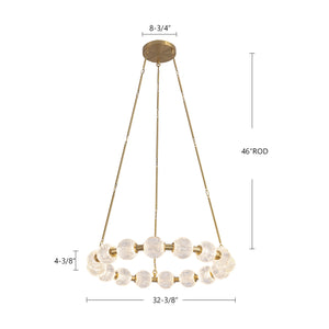 Marni 32-in Chandelier