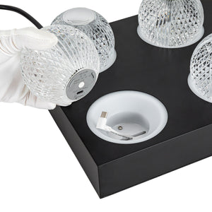 Marni 8-unit Black Charging Station