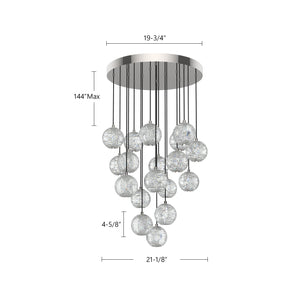 Marni 18 Light LED Multi Pendant